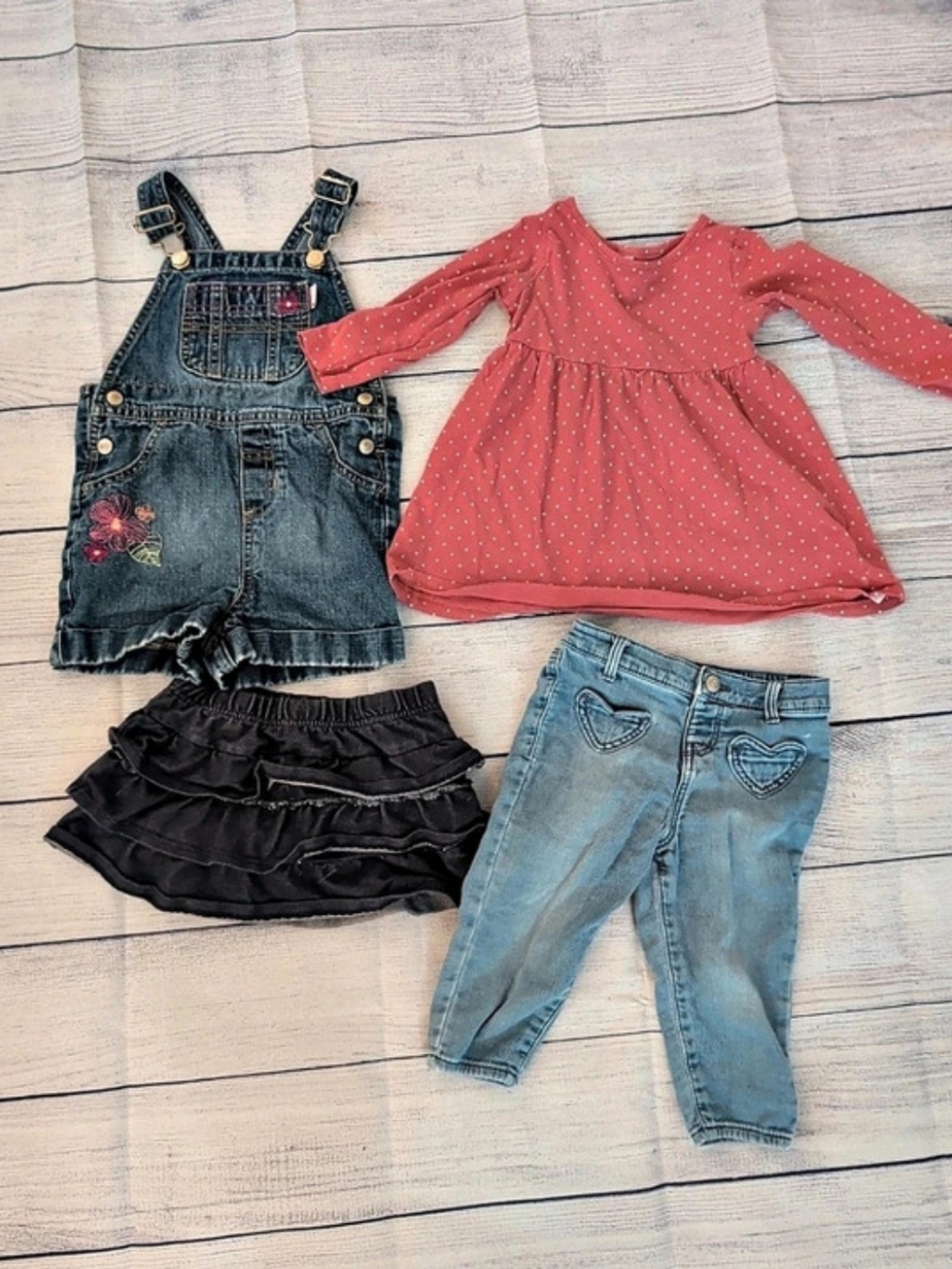 4pc Girls 18M–24M Clothing Lot Old Navy OshKosh Garanimals